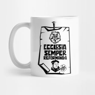 95 theses of the reformation of the church. Wittenberg 1517. Mug